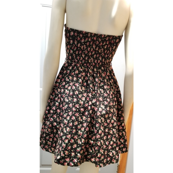 Forever21 Mini Dress Floral Print, Pleated, S - Picture 2 of 8